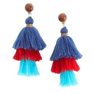 VINEYARD VINES Triple Tassel earrings